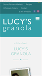 Mobile Screenshot of lucysgranola.com